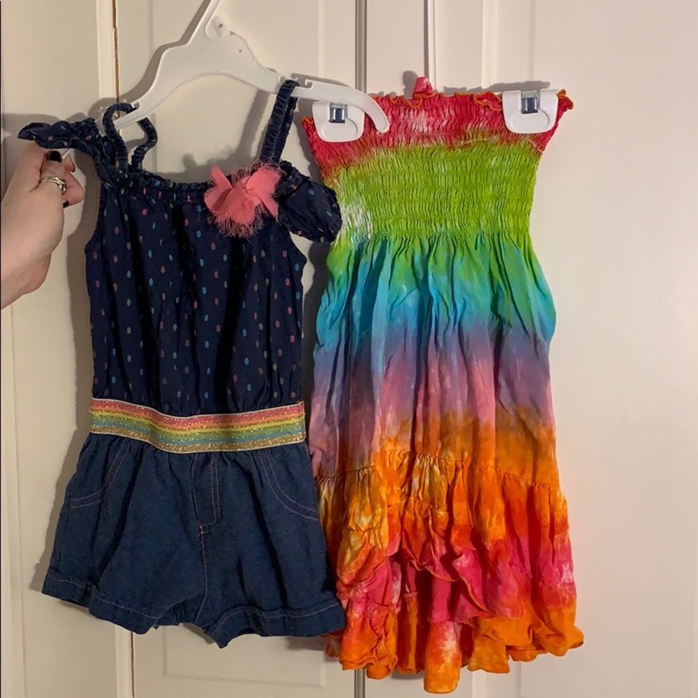 Bundle of two girls boho outfits